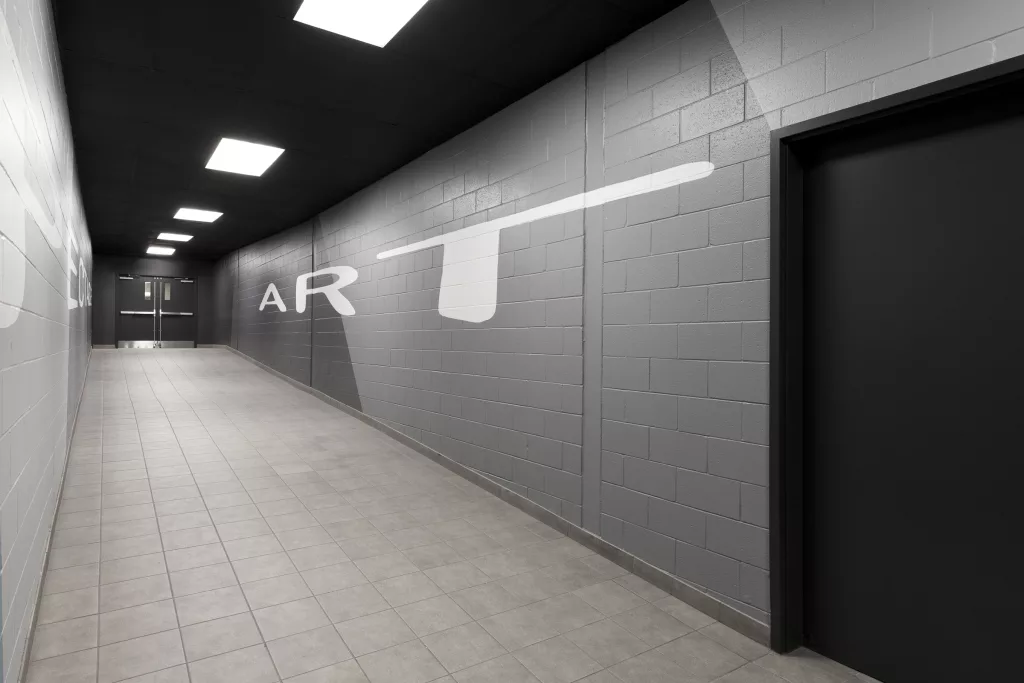 Une section du couloir.