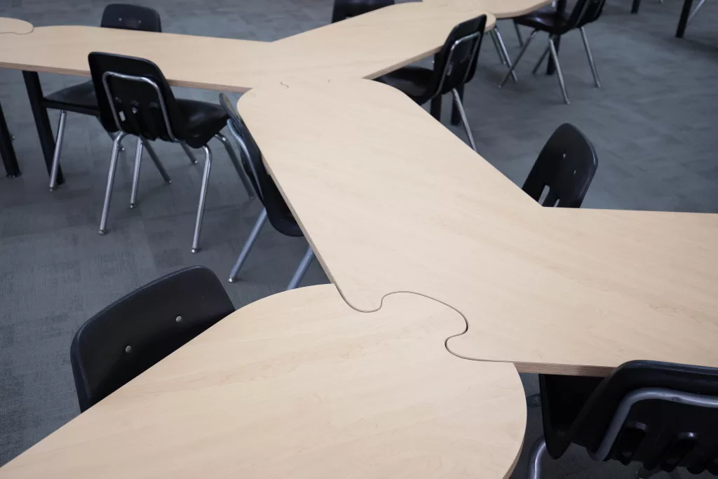 Mobilier modulable.
